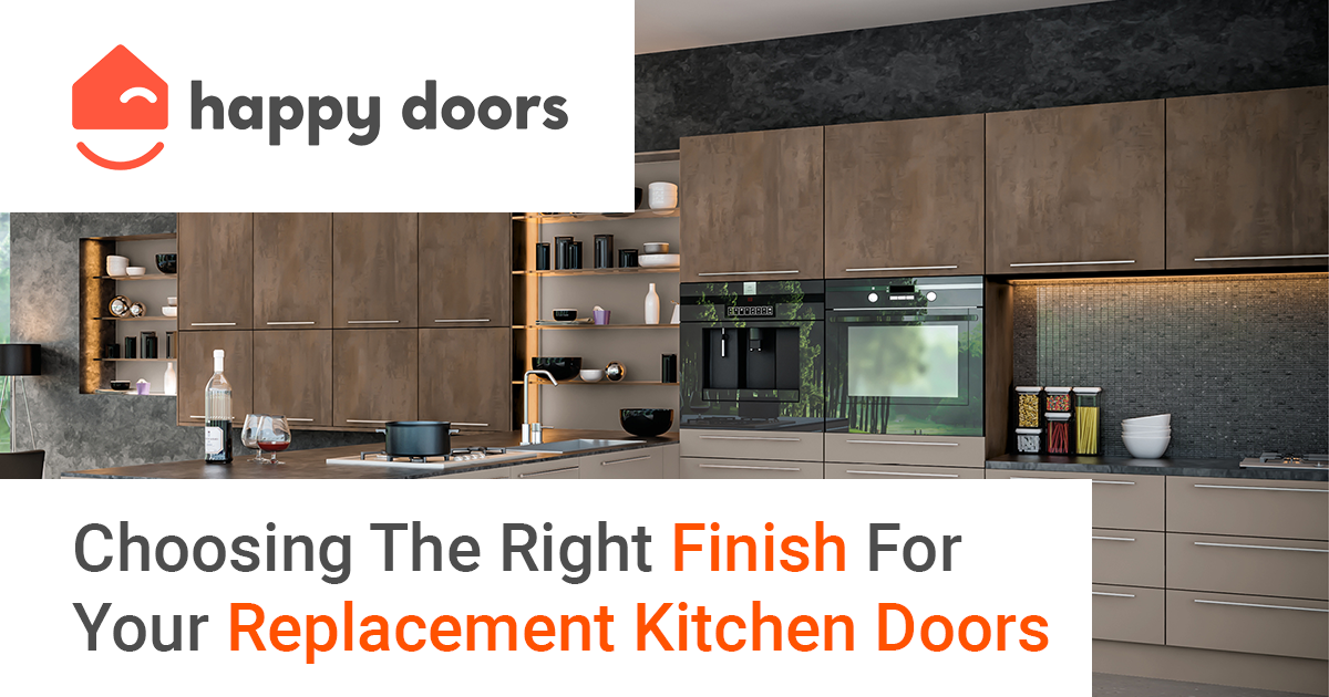 Choosing the right finish for your replacement kitchen doors